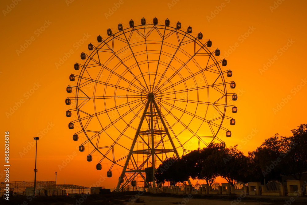 Carousel at sunset Carousel at sunset