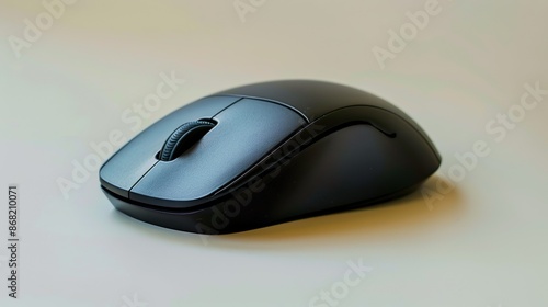 A computer mouse, with no buttons clicked. © Thodsaporn