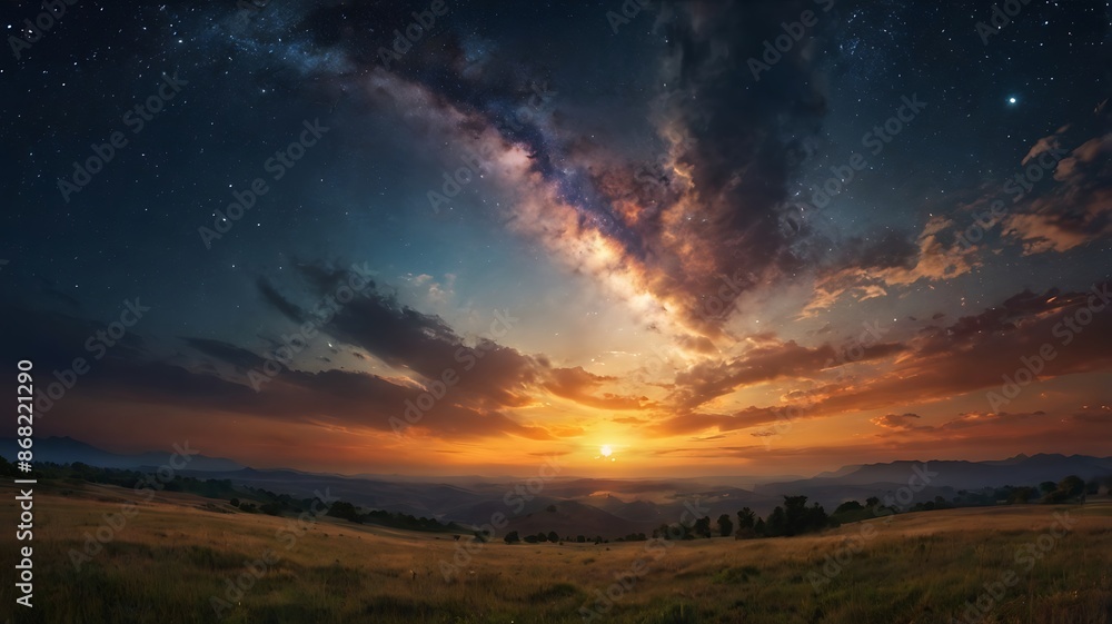 Beautiful view of cloudscape in skies, cloudy landscape Beautiful view of cloudscape in skies, cloudy landscape