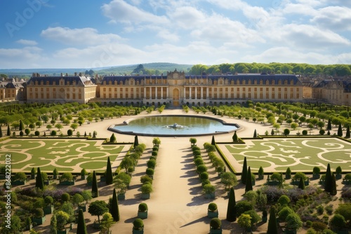 Wallpaper Mural The Palace of Versailles, transformed into a realm of eternal spring. Torontodigital.ca