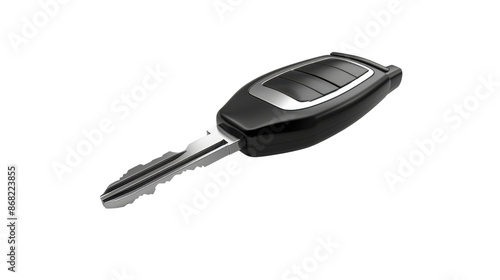 Car keys on transparent background