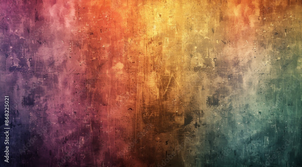 Fototapeta premium A Colorful Abstract Texture on a Weathered Brick Wall