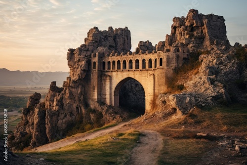 The Rohtas Fort in Pakistan, where ancient warriors' spirits still stand guard. photo