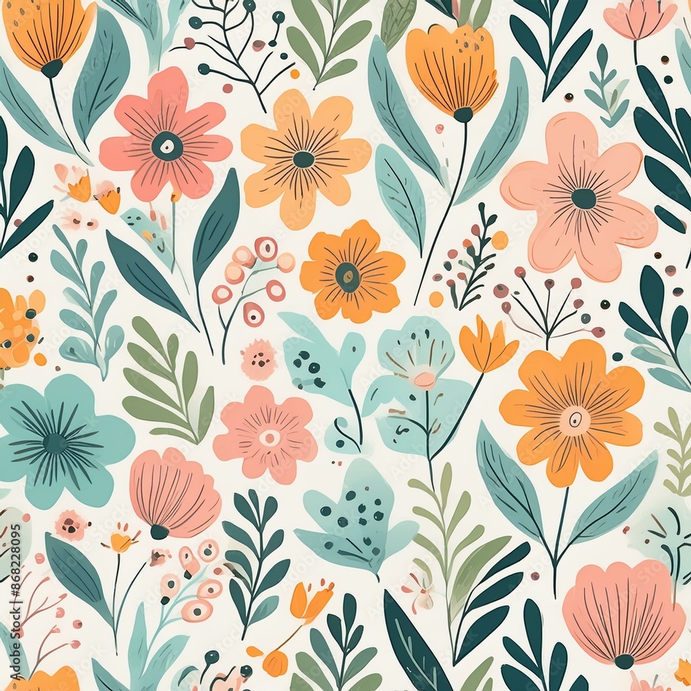seamless floral pattern seamless floral pattern