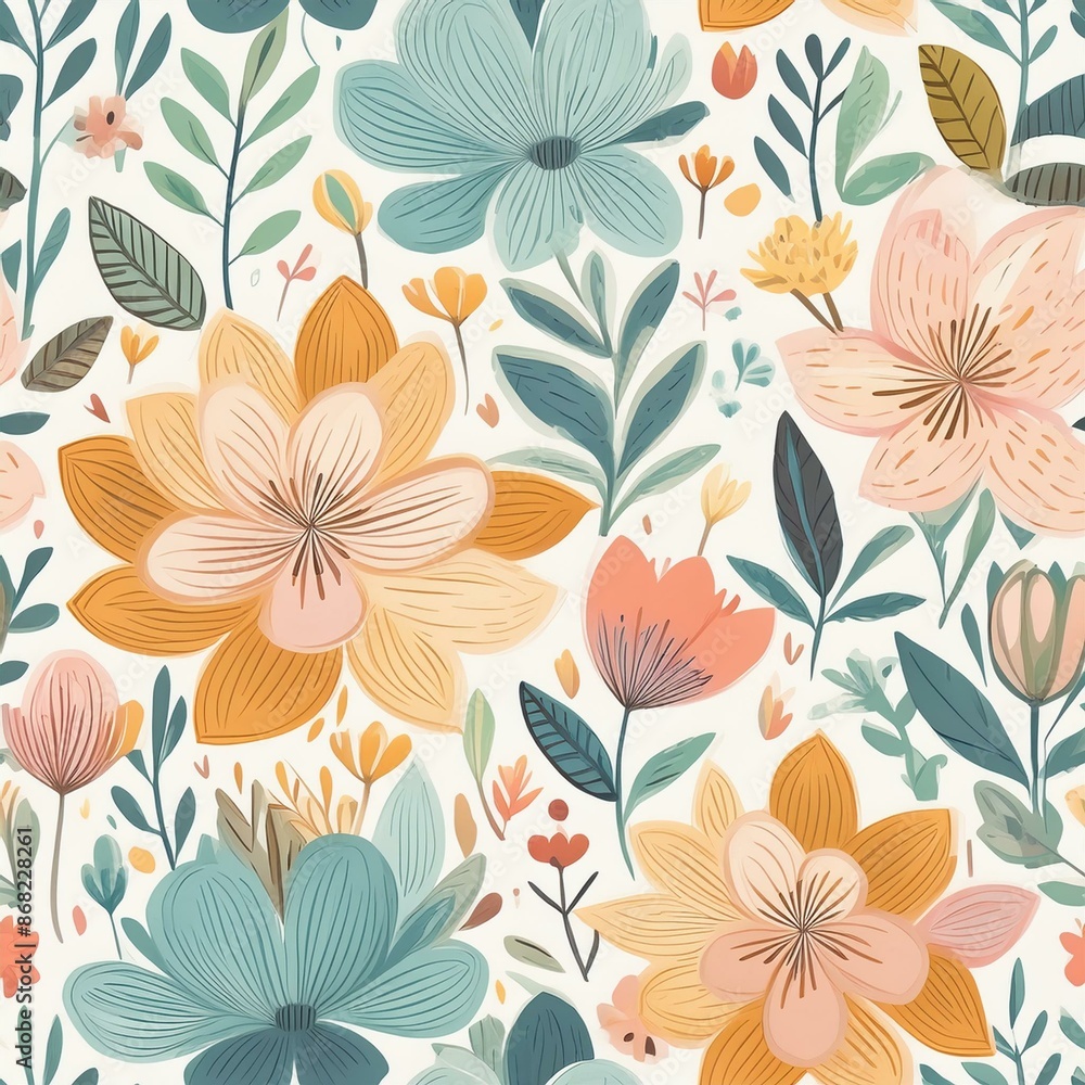 seamless floral pattern seamless floral pattern