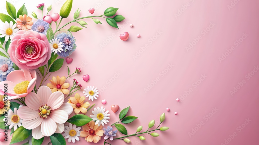 Mother's Day greeting card with floral design and heartfelt message , Mother's Day, greeting card, floral, design, heartfelt, celebration Mother's Day greeting card with floral design and heartfelt message , Mother's Day, greeting card, floral, design, heartfelt, celebration