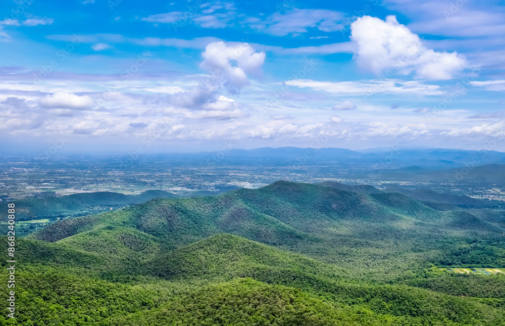 Mountain view in the northern provinces of Thailand Mountain view in the northern provinces of Thailand