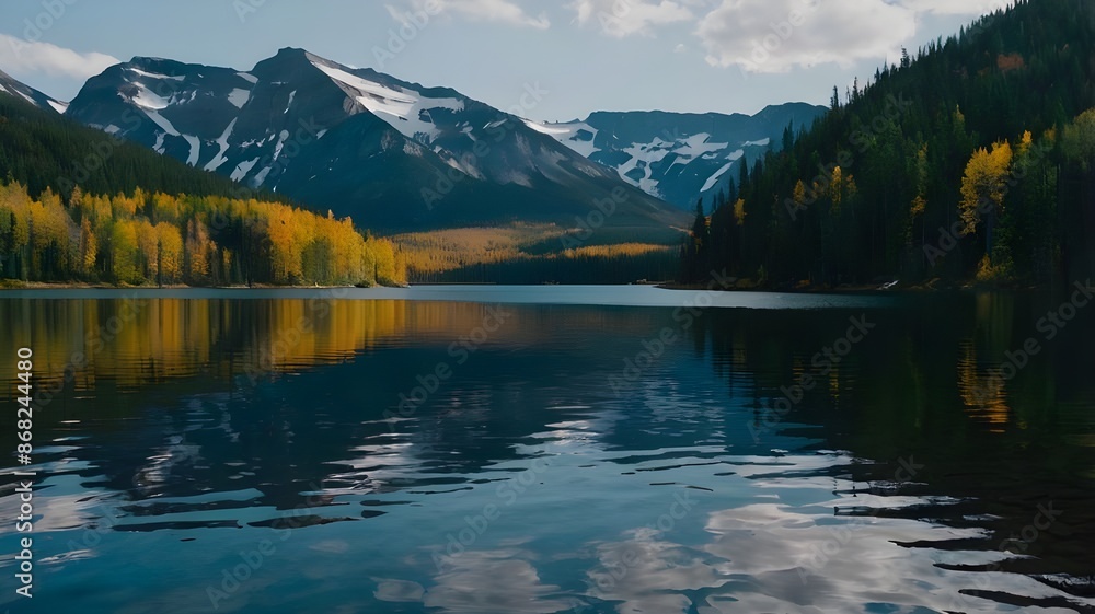 Fototapeta premium lake in the morning