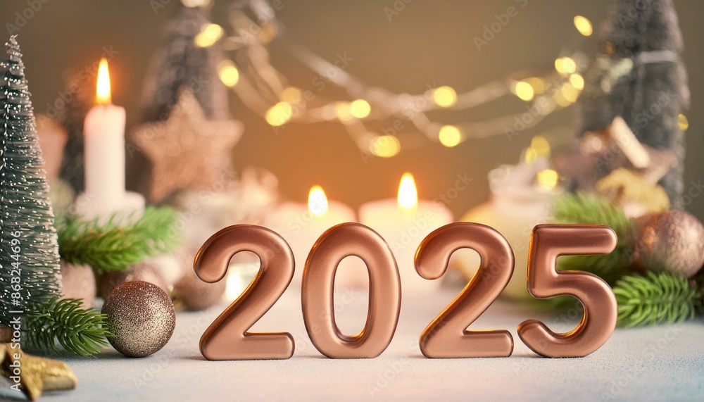 Jahr 2025 Weihnachtsdekoration. Jahr 2025 Weihnachtsdekoration.