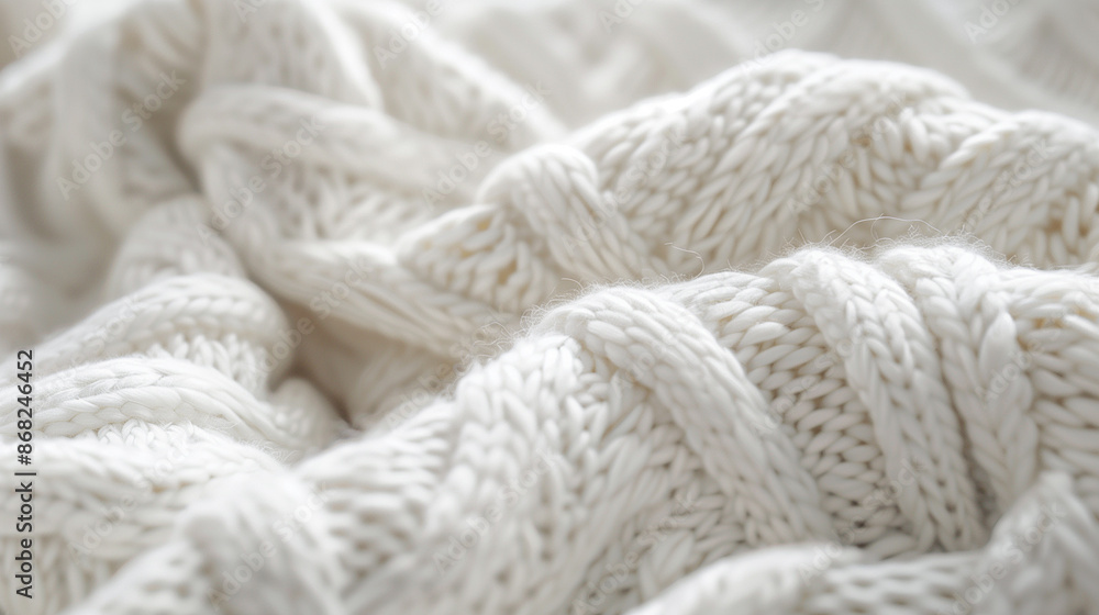 White Knit Fabric Texture White Knit Fabric Texture