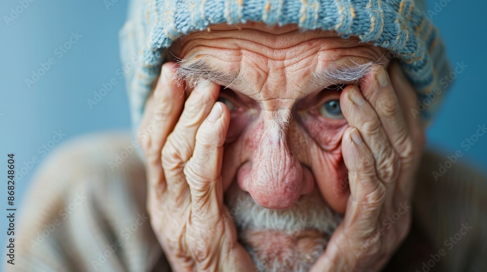 An elderly person struggling with basic needs like food, medicine, and shelter emphasizing the harsh impact of poverty on senior citizens who lack fundamental resources An elderly person struggling with basic needs like food, medicine, and shelter emphasizing the harsh impact of poverty on senior citizens who lack fundamental resources
