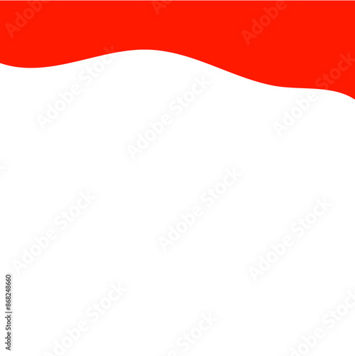 Free Download Red Banner Top Divider. Separator For Banners, Apps, Posters. Isolated Vector Illustration - GFXLoad