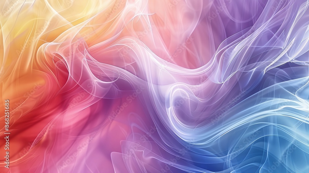 Abstract Colorful Smoke Pattern Abstract Colorful Smoke Pattern