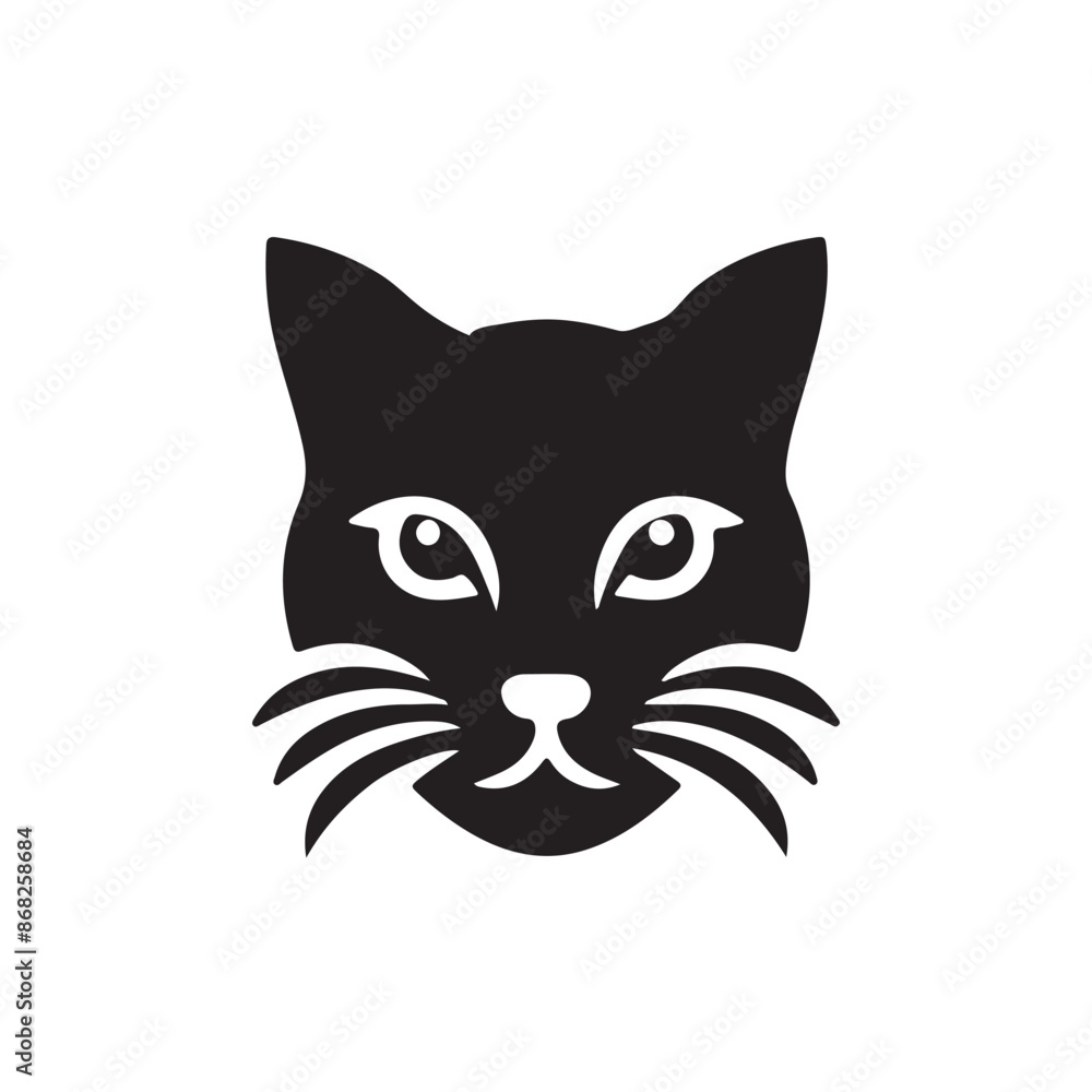 black and white cat silhouette vector black and white cat silhouette vector