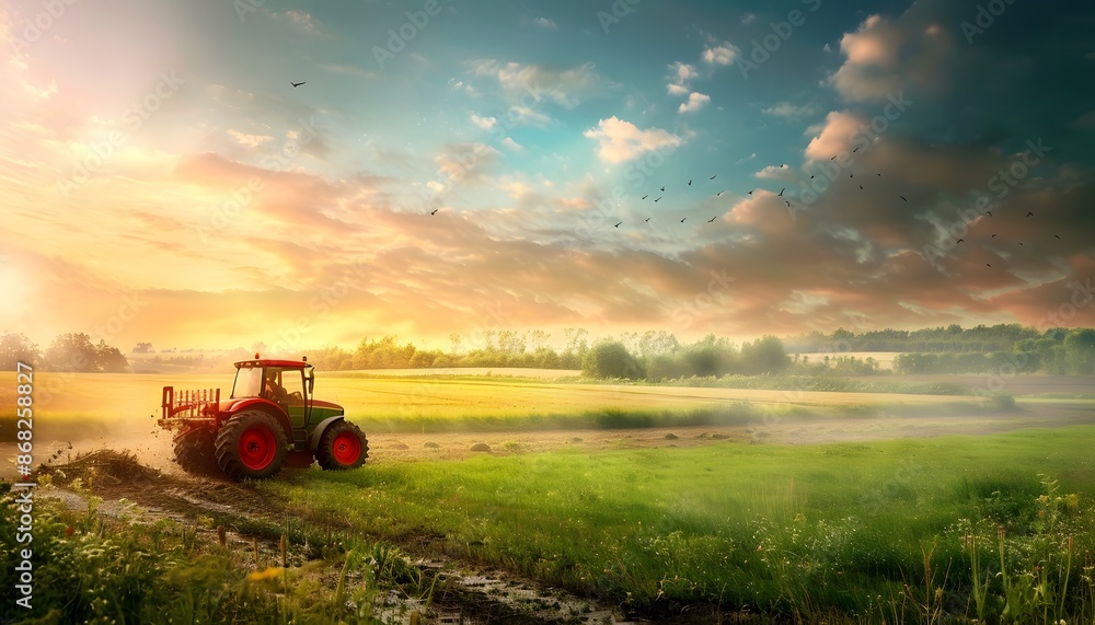 Fototapeta premium farm background