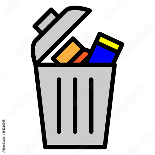EWaste Recycling Vector Filled Icon Design
