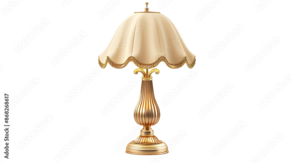 Table lamp on transparent background Table lamp on transparent background