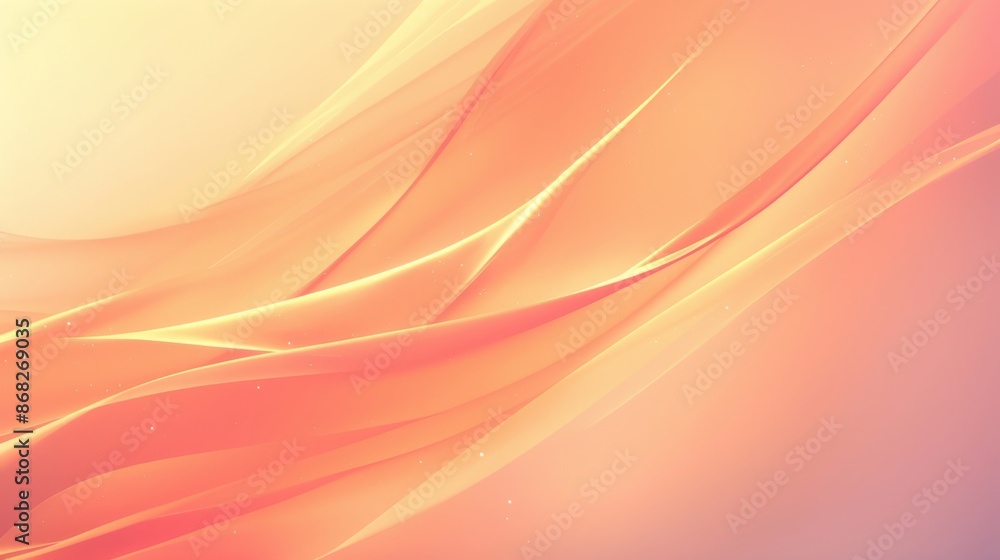 Obraz premium Minimalist Aurora Gradient Background in Light Orange, White, and Grey - UHD Abstract Design for Modern Aesthetics