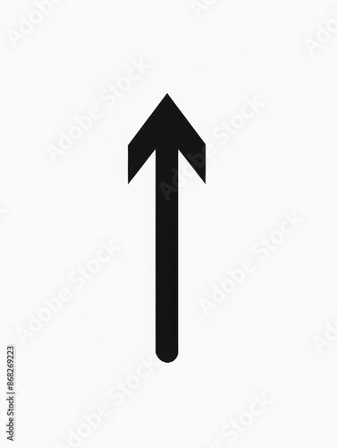 Black arrow pointing down shifting upwards  positive change