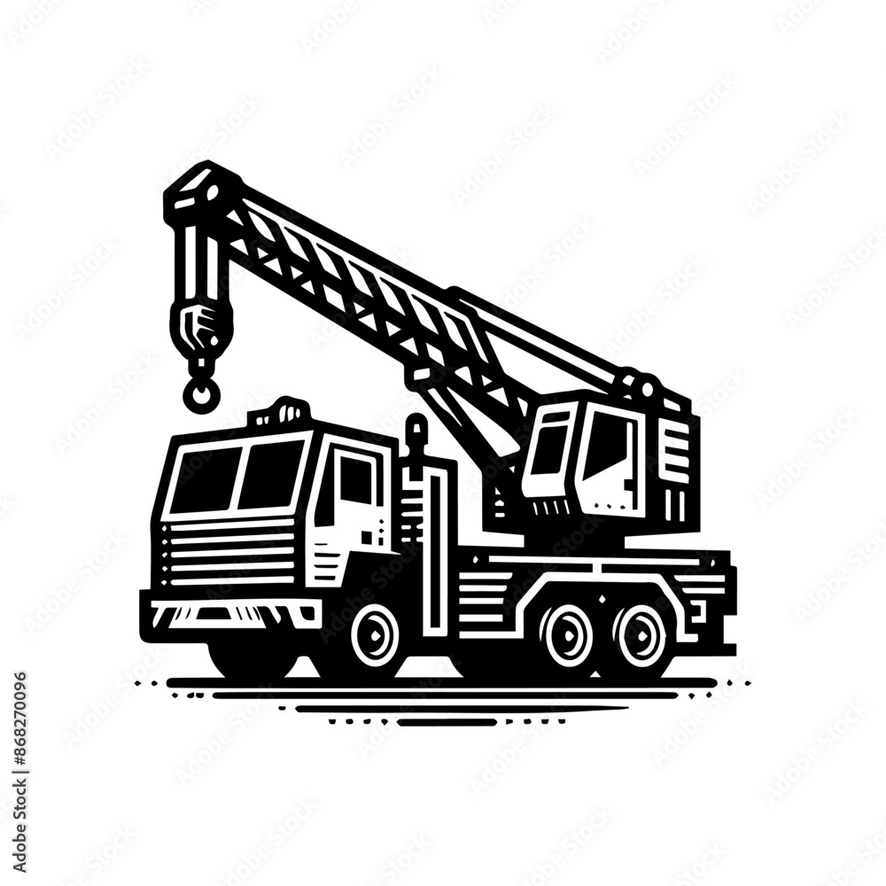 mobile crane logo design for construction mobile crane logo design for construction