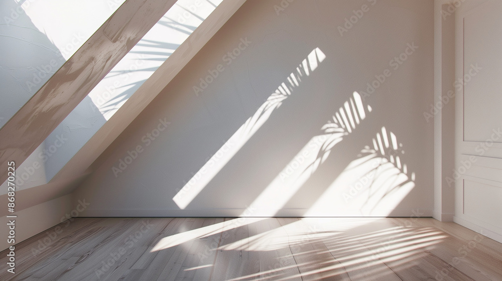 Obraz premium a empty 3d maded room in white