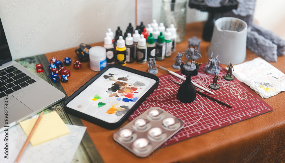 Miniatures figure painting acrylic colour hobby with board games and role playing craft with passion Miniatures figure painting acrylic colour hobby with board games and role playing craft with passion