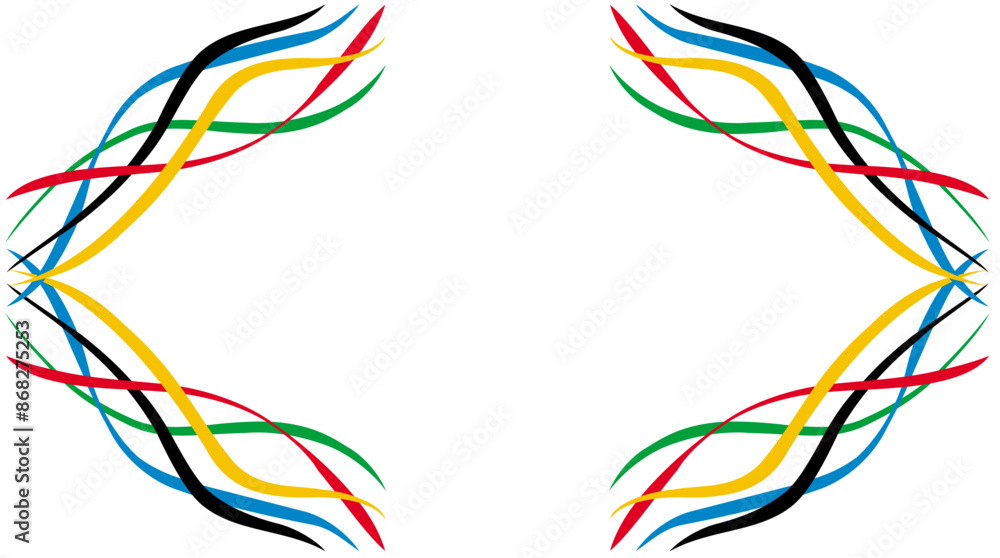 Paris Olympics 2024 colorful stripes background Paris Olympics 2024 colorful stripes background