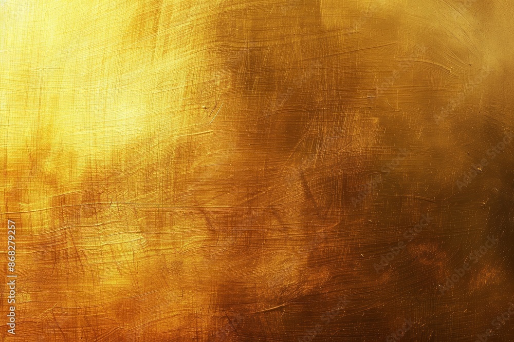 Golden textured background with brushed metal surface Golden textured background with brushed metal surface