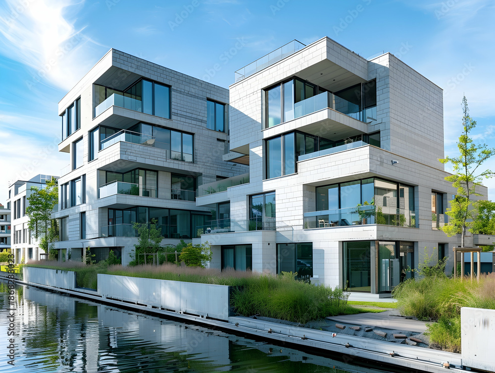 New luxury residential buildings, stylish office building, Premium Apartments and flat building, City building New luxury residential buildings, stylish office building, Premium Apartments and flat building, City building