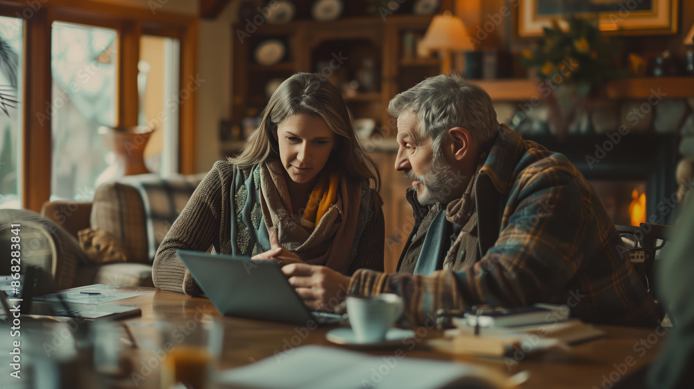 Obraz premium Everyday People Meeting with Financial Advisors