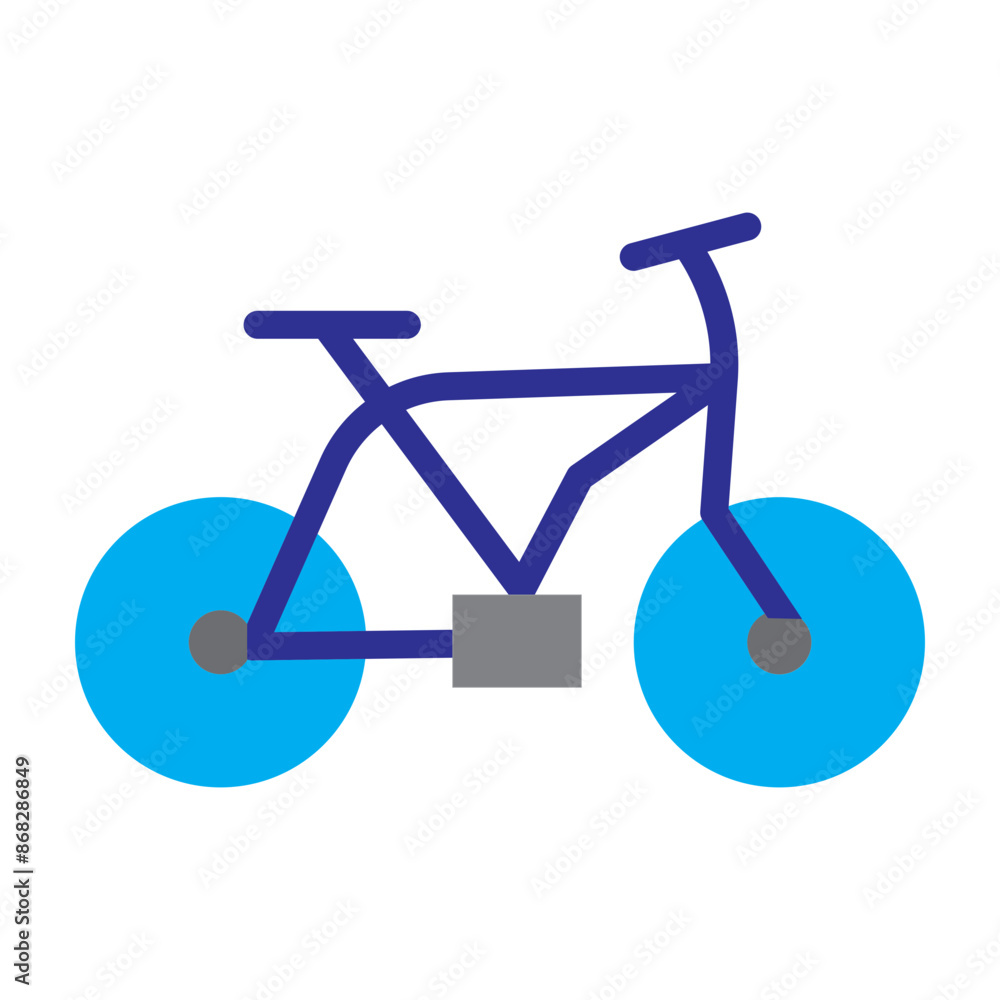 Bicycle Vector Flat Icon Design Bicycle Vector Flat Icon Design