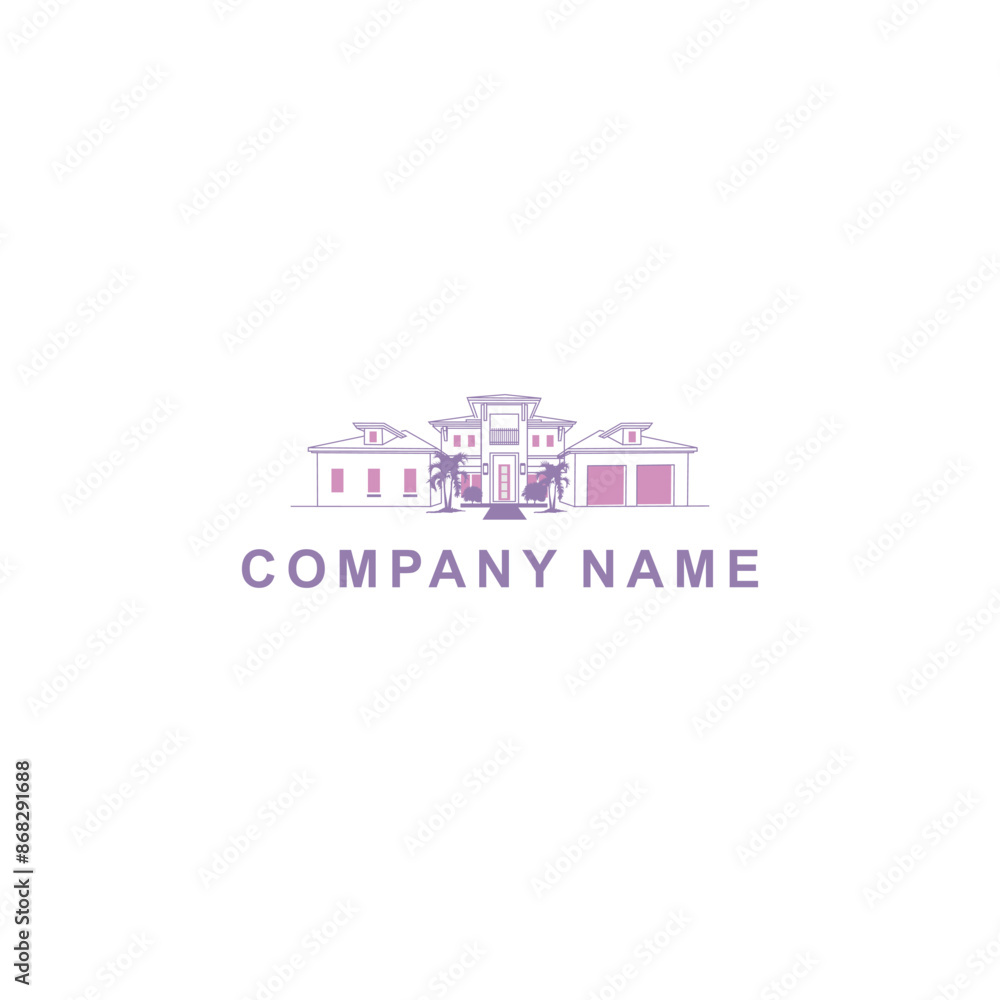 Fototapeta premium Real Estate Logo Design