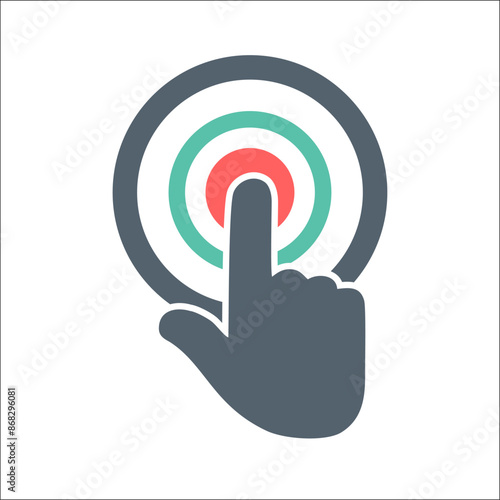 Touch Screen Hand Gestures: Vector Illustration