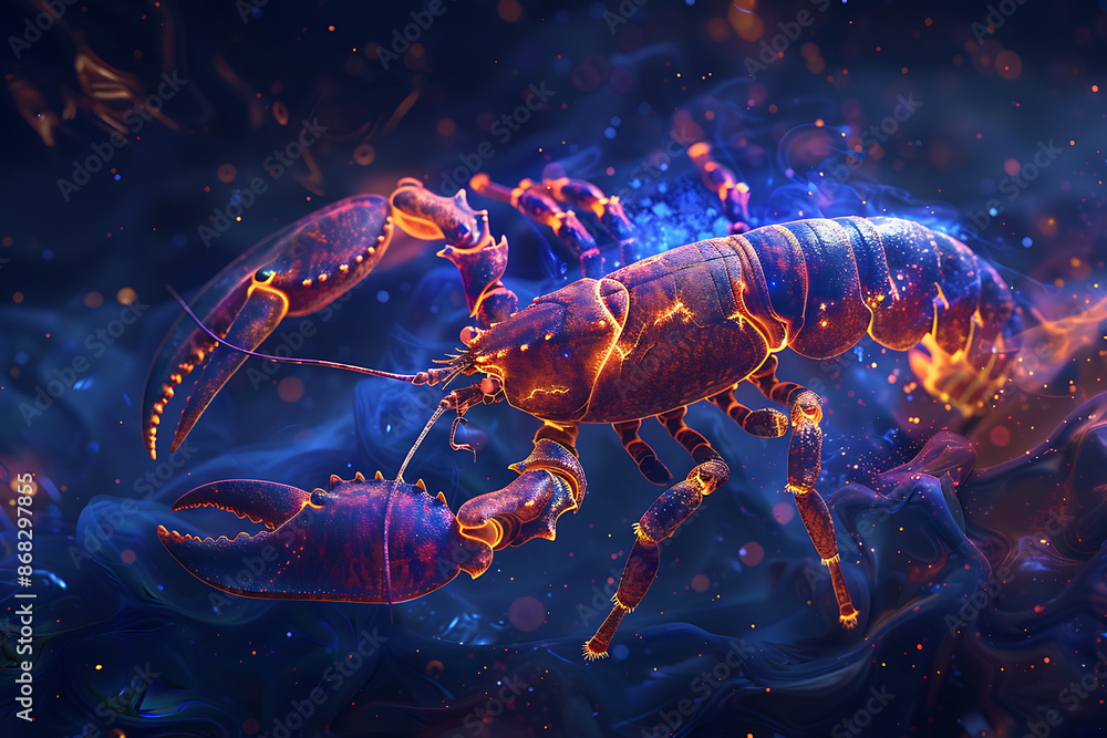 Intricate image of Scorpio zodiac sign, highlighting its mystic symbols and astrological significance in vibrant colors. Intricate image of Scorpio zodiac sign, highlighting its mystic symbols and astrological significance in vibrant colors.