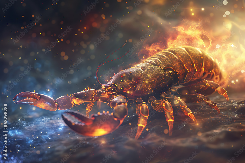 Intricate image of Scorpio zodiac sign, highlighting its mystic symbols and astrological significance in vibrant colors. Intricate image of Scorpio zodiac sign, highlighting its mystic symbols and astrological significance in vibrant colors.