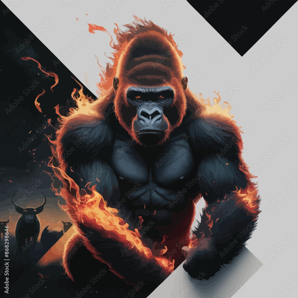 Animals with the power of blazing fire gorilla
Animals with the power of blazing fire gorilla