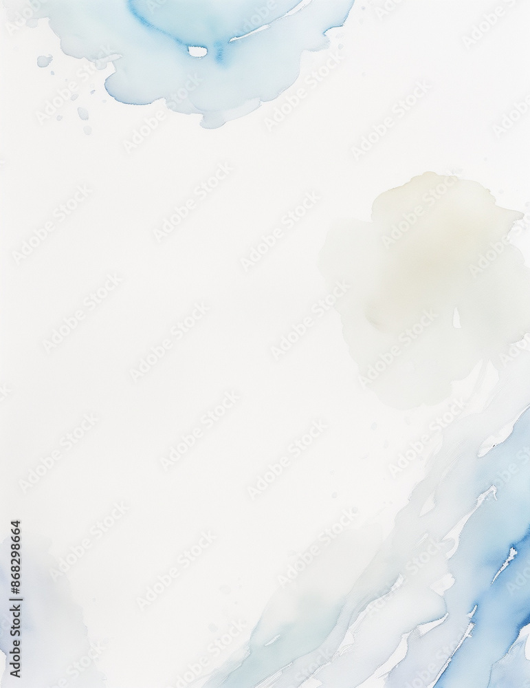 Fototapeta premium white and blue splash - Abstract gray ink background - Gray splash - Generative AI