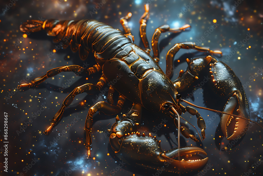 Intricate image of Scorpio zodiac sign, highlighting its mystic symbols and astrological significance in vibrant colors. Intricate image of Scorpio zodiac sign, highlighting its mystic symbols and astrological significance in vibrant colors.