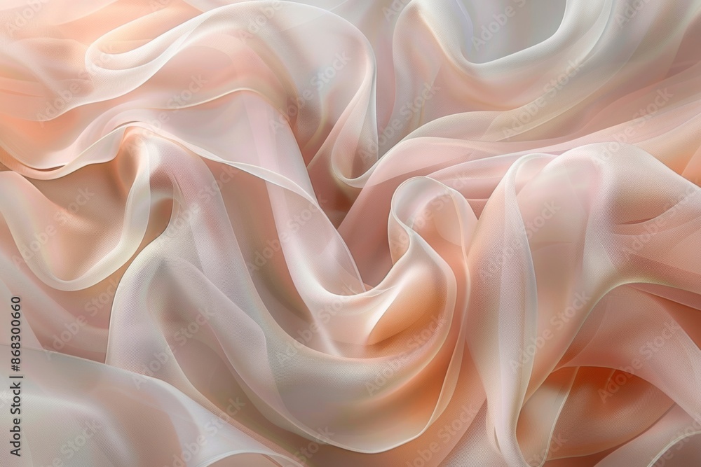 Obraz premium Elegant pastel silk fabric texture for luxury background