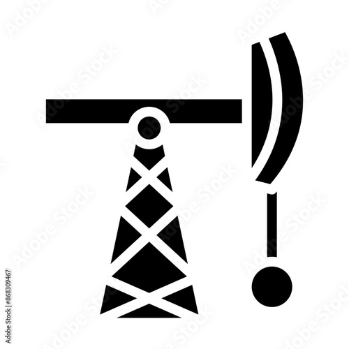 Fossil Fuels Vector Glyph Icon Design