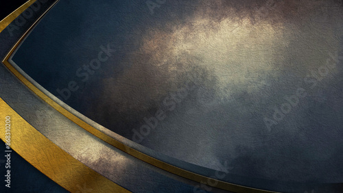 Картината върху платно Abstract livid blue and beige background, canvas textured with oblique rusty gru