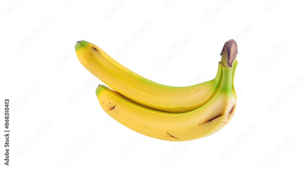 Banana white background Banana white background