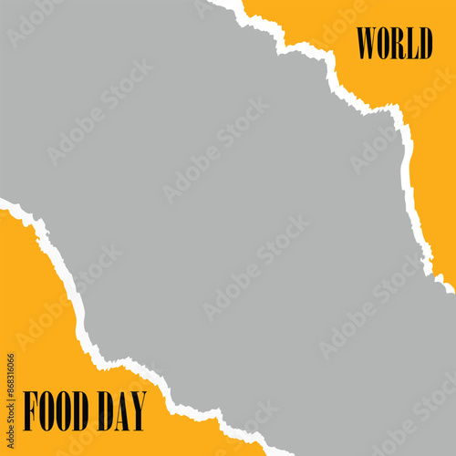 World food day celebrate flat design