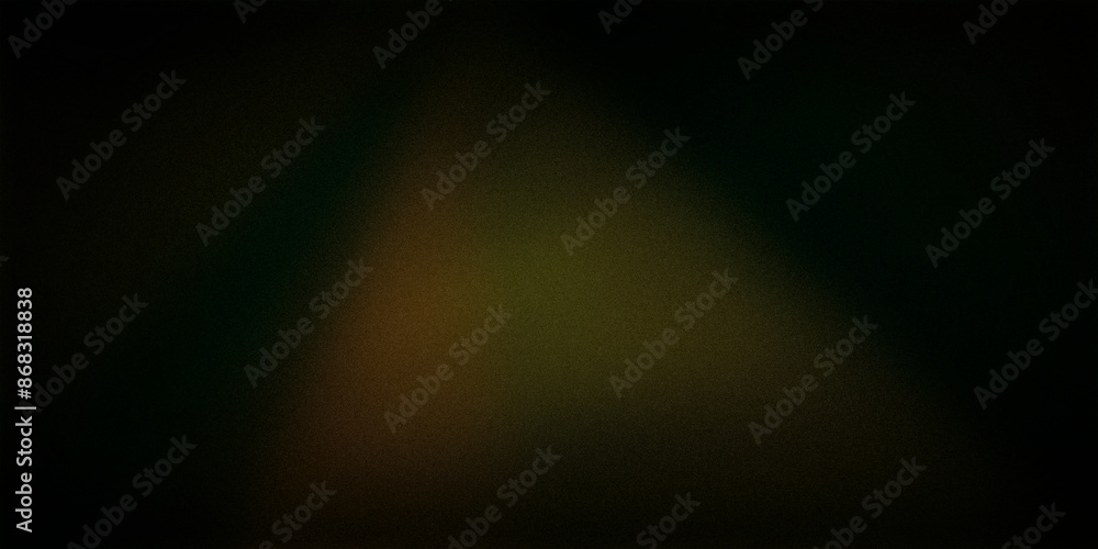 Obraz premium Dark, moody gradient with deep greens and subtle yellows, perfect for creating atmospheric backgrounds in designs, digital art, or presentations