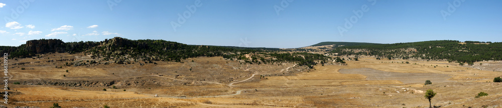 A view from the Phrygian Valley in Eskisehir, Turkey A view from the Phrygian Valley in Eskisehir, Turkey