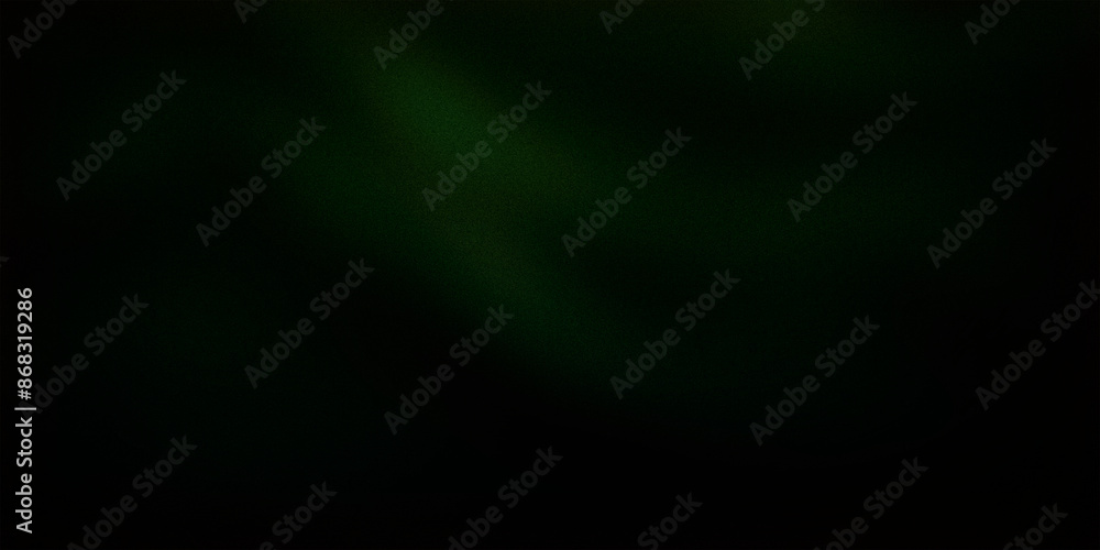 Obraz premium A deep, dark green gradient with subtle swirling textures. Perfect for creating a moody, mysterious background in digital art and design projects, offering a rich and atmospheric feel