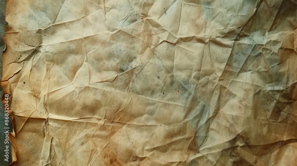 Texture of old parchment with visible signs of wear. Texture of old parchment with visible signs of wear.