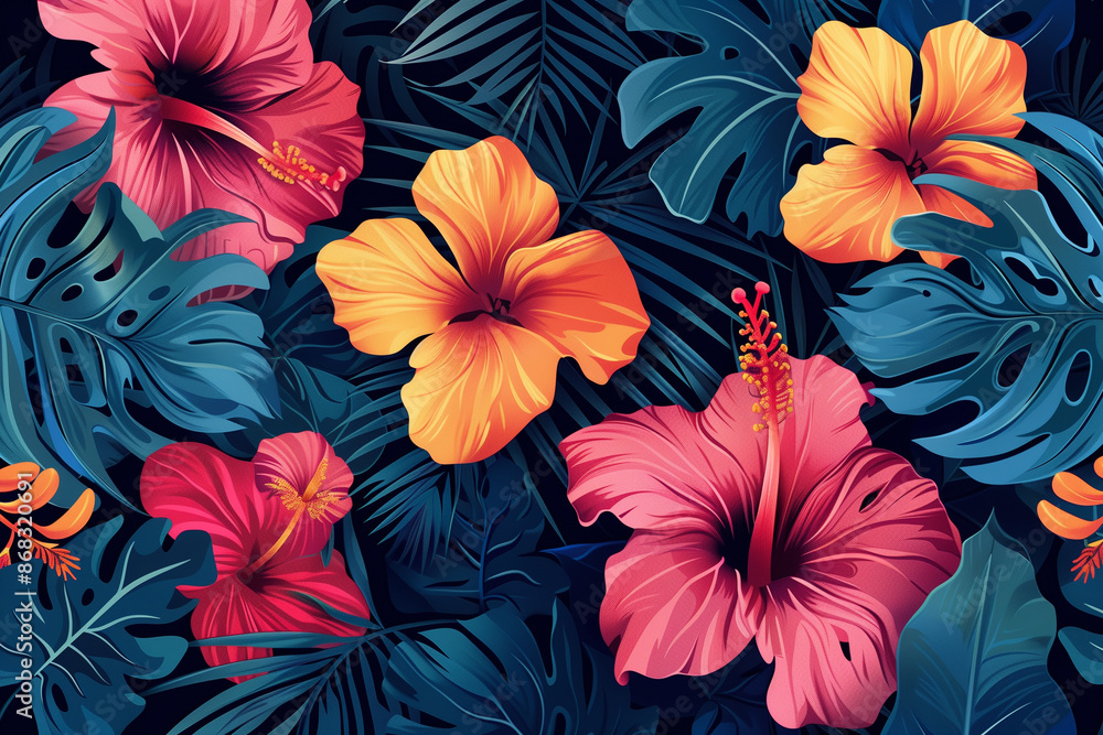 seamless pattern with flowers seamless pattern with flowers