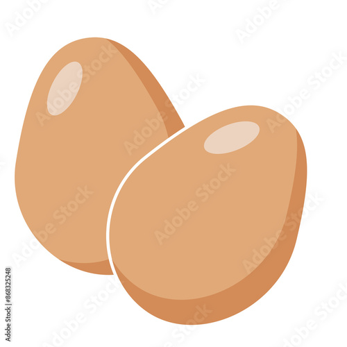 Two eggs element photo