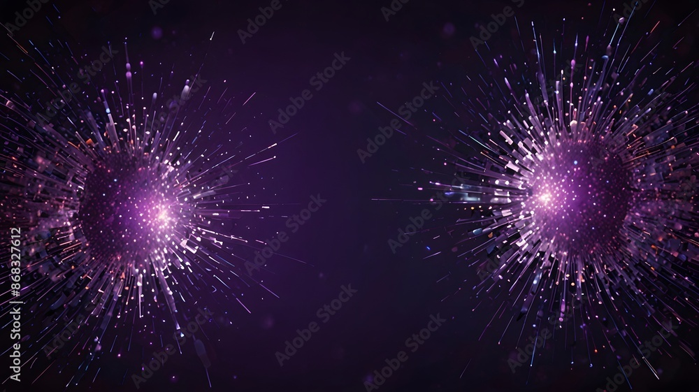 Fototapeta premium fireworks in the night sky, ai generated